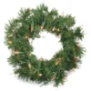 10" Deluxe Windsor Pine Light-Up Wreath