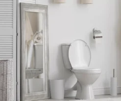 Leighton White Distressed Wall Mirror -Home Decor Store 810509326 3