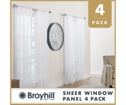 Broyhill Perfect Sheers 4-Piece Curtain Panel Set 25 Broyhill Perfect Sheers 4-Piece Curtain Panel Set -Home Decor Store 810511112 5