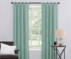 Broyhill Durham Semi-Sheer Textured Tab Top Curtain Panel 32 Broyhill Durham Semi-Sheer Textured Tab Top Curtain Panel -Home Decor Store 810511388 3