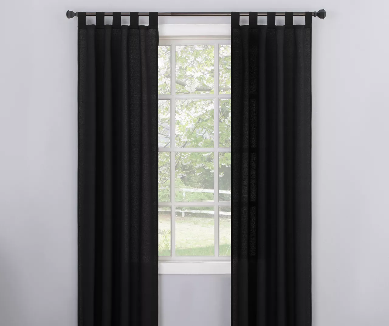 Broyhill Durham Semi-Sheer Textured Tab Top Curtain Panel 3 Broyhill Durham Semi-Sheer Textured Tab Top Curtain Panel - Image 3