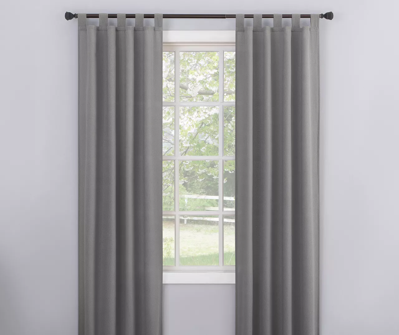 Broyhill Durham Semi-Sheer Textured Tab Top Curtain Panel 5 Broyhill Durham Semi-Sheer Textured Tab Top Curtain Panel - Image 5