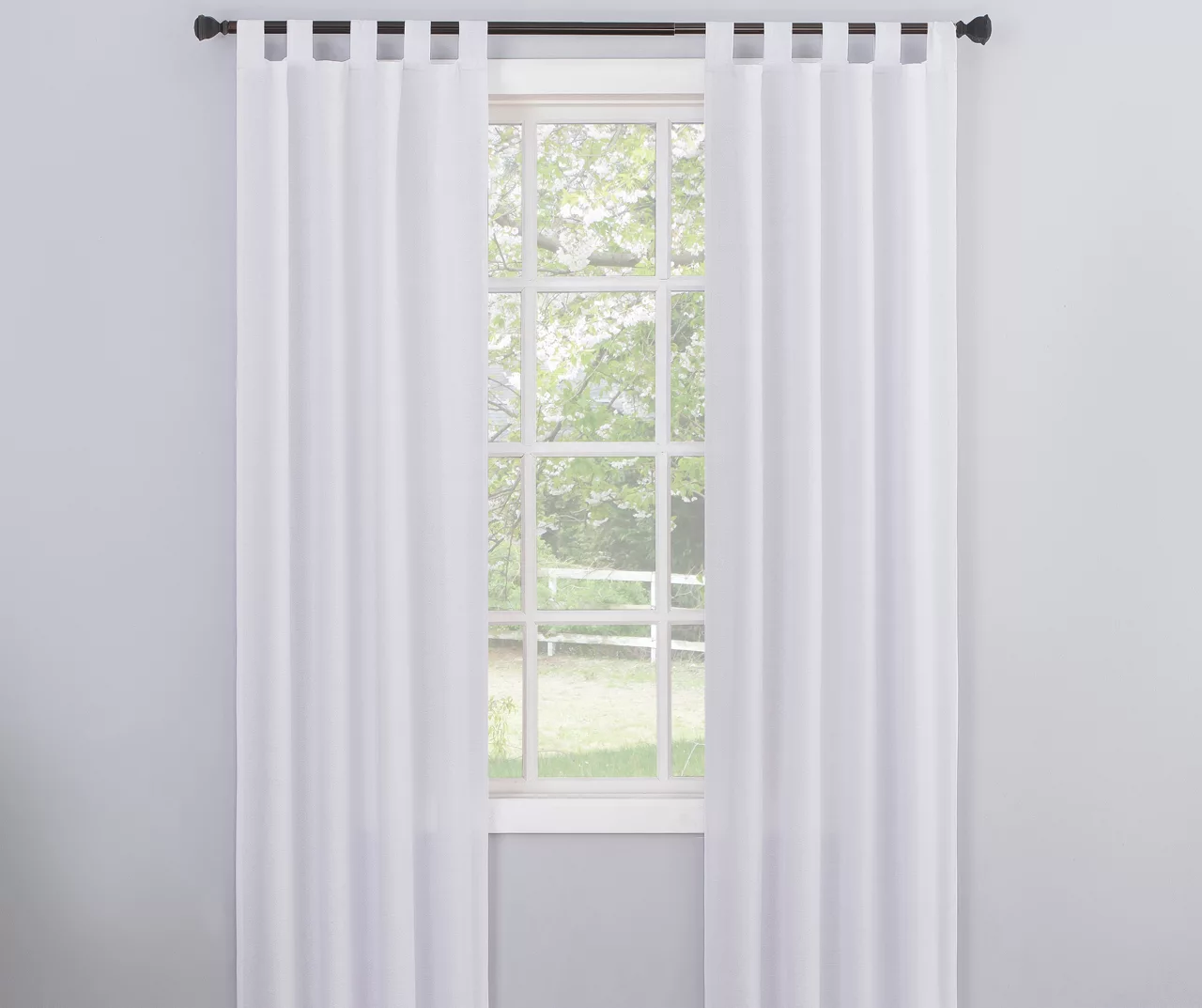 Broyhill Durham Semi-Sheer Textured Tab Top Curtain Panel 9 Broyhill Durham Semi-Sheer Textured Tab Top Curtain Panel - Image 9