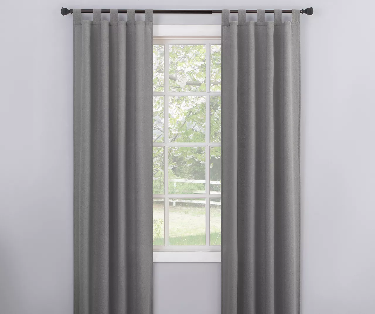 Broyhill Durham Semi-Sheer Textured Tab Top Curtain Panel 6 Broyhill Durham Semi-Sheer Textured Tab Top Curtain Panel - Image 6