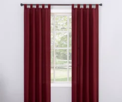 Broyhill Durham Semi-Sheer Textured Tab Top Curtain Panel 27 Broyhill Durham Semi-Sheer Textured Tab Top Curtain Panel -Home Decor Store 810511396 0