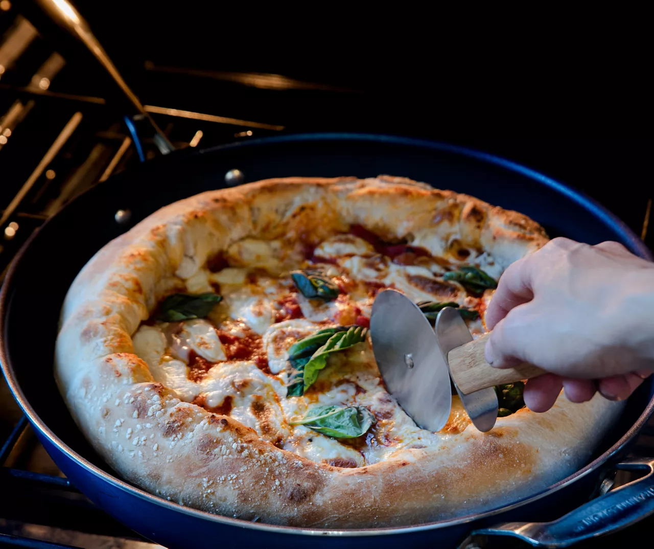 Blue Granitestone Diamond 14" Frying Pan 4 Blue Granitestone Diamond 14" Frying Pan - Image 4