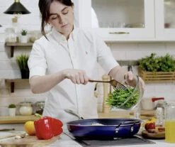 Blue Granitestone Diamond 14" Frying Pan 6 Blue Granitestone Diamond 14" Frying Pan -Home Decor Store 810516388 3