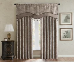 Valerie Beaded Rod Pocket Valance -Home Decor Store 810518036 4
