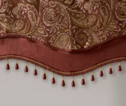 Valerie Beaded Rod Pocket Valance -Home Decor Store 810518037 3