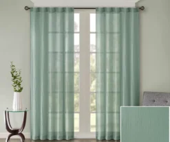 Avery Crushed Sheer Rod Pocket Curtain Panel Pair -Home Decor Store 810518041 810518038 810518042 2