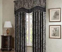 Valerie Beaded Rod Pocket Valance -Home Decor Store 810518059 5