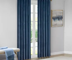 Bryce Velvet Room-Darkening Rod Pocket Curtain Panel Pair 39 Bryce Velvet Room-Darkening Rod Pocket Curtain Panel Pair -Home Decor Store 810518085 810518086 810518087 1 1
