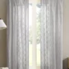 Clarissa Diamond Sheer Rod Pocket Curtain Panel