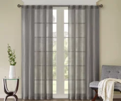 Avery Crushed Sheer Rod Pocket Curtain Panel Pair -Home Decor Store 810518109 810518110 810518111