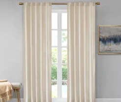 Bryce Velvet Room-Darkening Rod Pocket Curtain Panel Pair
