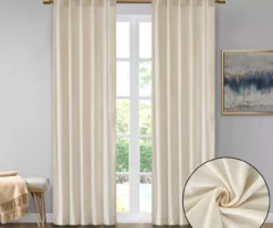 Bryce Velvet Room-Darkening Rod Pocket Curtain Panel Pair 25 Bryce Velvet Room-Darkening Rod Pocket Curtain Panel Pair -Home Decor Store 810518129 810518106 810518083 3