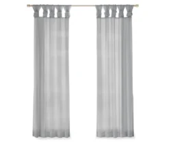 Persis Voile Sheer Twisted Tab Curtain Panel Pair 29 Persis Voile Sheer Twisted Tab Curtain Panel Pair -Home Decor Store 810518134 810518135 810518136 4