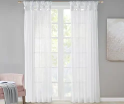 Persis Voile Sheer Twisted Tab Curtain Panel Pair 20 Persis Voile Sheer Twisted Tab Curtain Panel Pair -Home Decor Store 810518137 810518138 810518139
