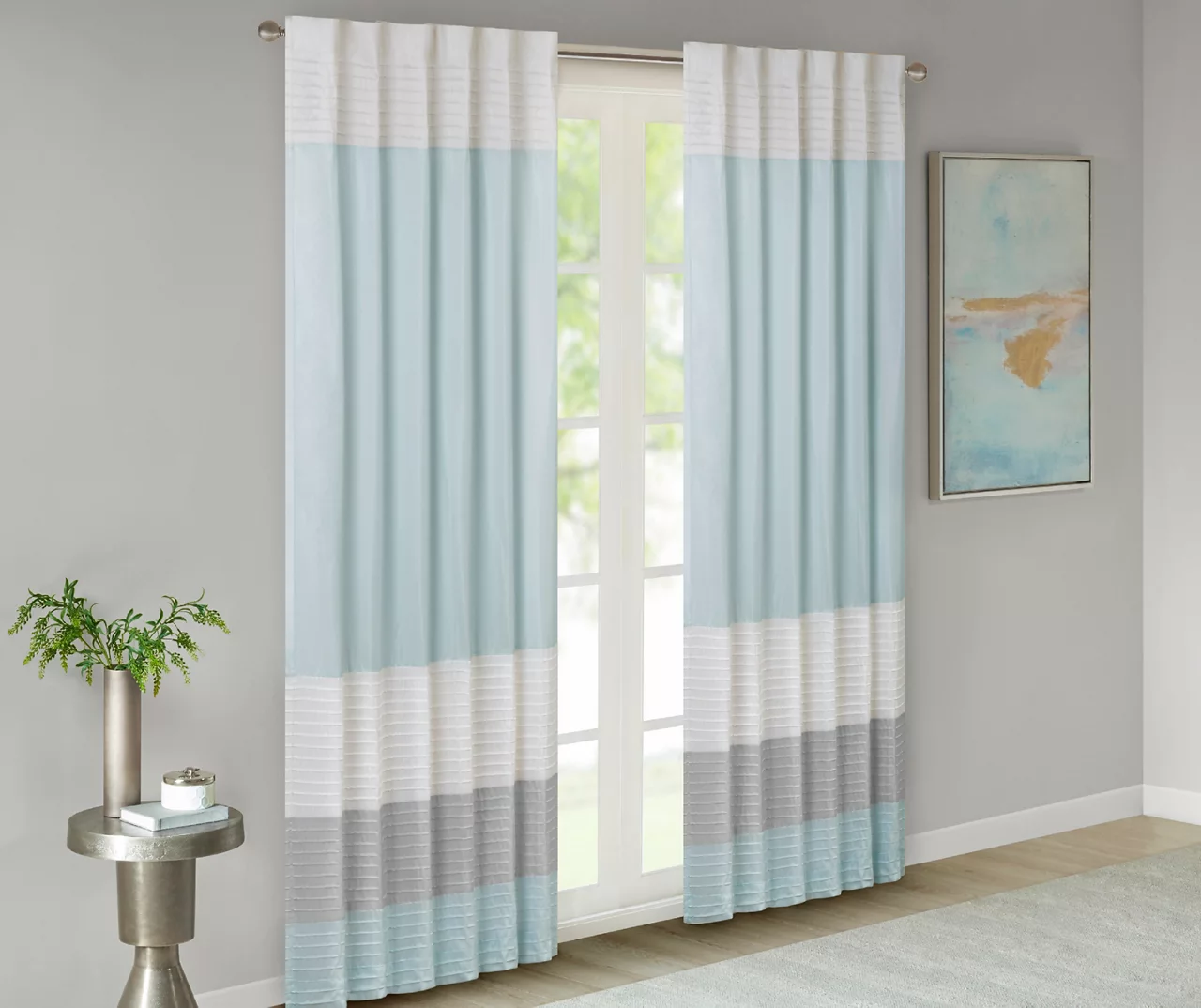 Salem Pintuck Light-Filtering Rod Pocket Curtain Panel, (84") 12 Salem Pintuck Light-Filtering Rod Pocket Curtain Panel, (84") - Image 12