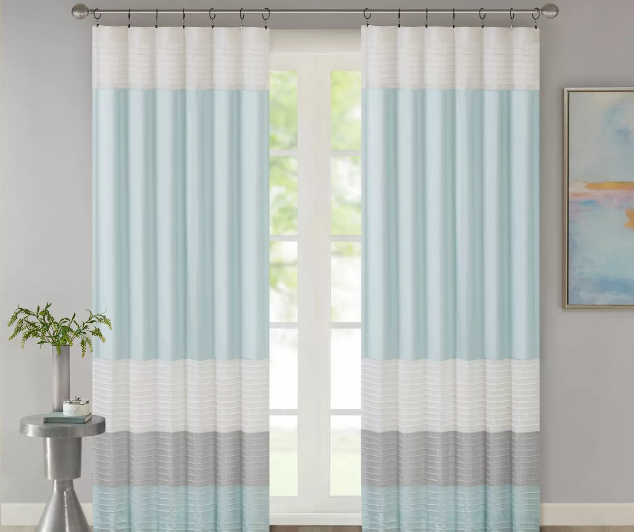 Salem Pintuck Light-Filtering Rod Pocket Curtain Panel, (84") 15 Salem Pintuck Light-Filtering Rod Pocket Curtain Panel, (84") - Image 15