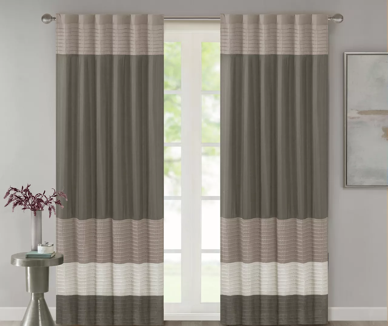 Salem Pintuck Light-Filtering Rod Pocket Curtain Panel, (84") 10 Salem Pintuck Light-Filtering Rod Pocket Curtain Panel, (84") - Image 10