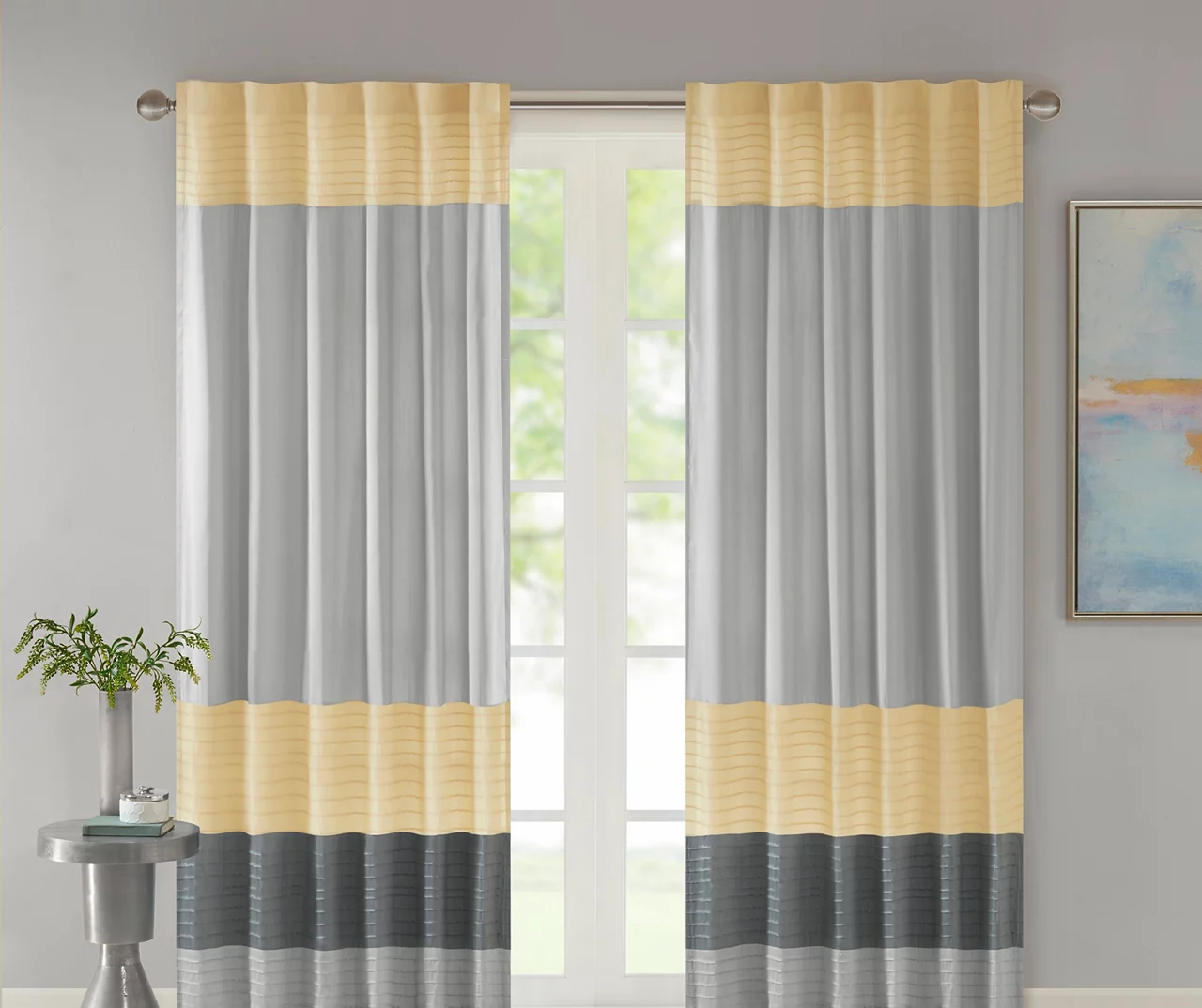 Salem Pintuck Light-Filtering Rod Pocket Curtain Panel, (84") 11 Salem Pintuck Light-Filtering Rod Pocket Curtain Panel, (84") - Image 11