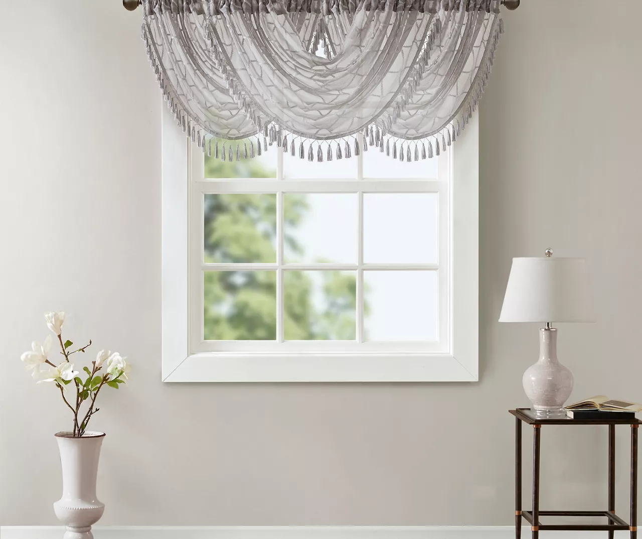 Clarissa Diamond Waterfall Valance 1 Clarissa Diamond Waterfall Valance