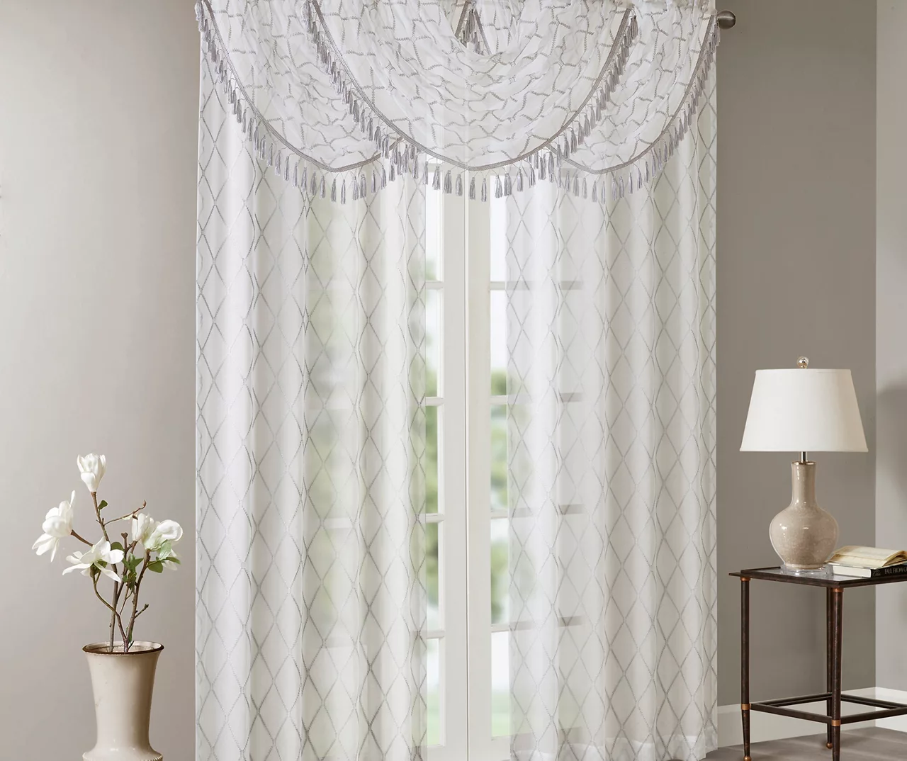 Clarissa Diamond Waterfall Valance 19 Clarissa Diamond Waterfall Valance - Image 19