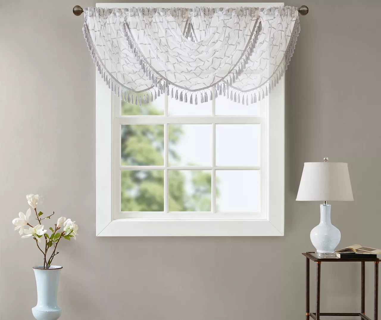 Clarissa Diamond Waterfall Valance 3 Clarissa Diamond Waterfall Valance - Image 3