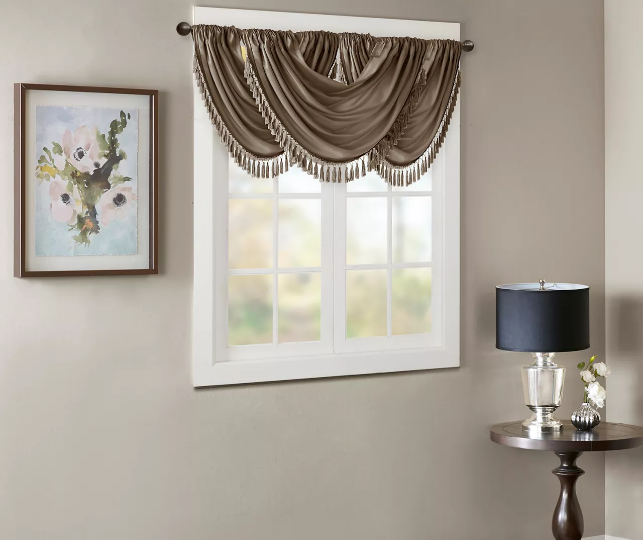 Gail Rod Pocket Waterfall Valance, (46") 6 Gail Rod Pocket Waterfall Valance, (46") - Image 6
