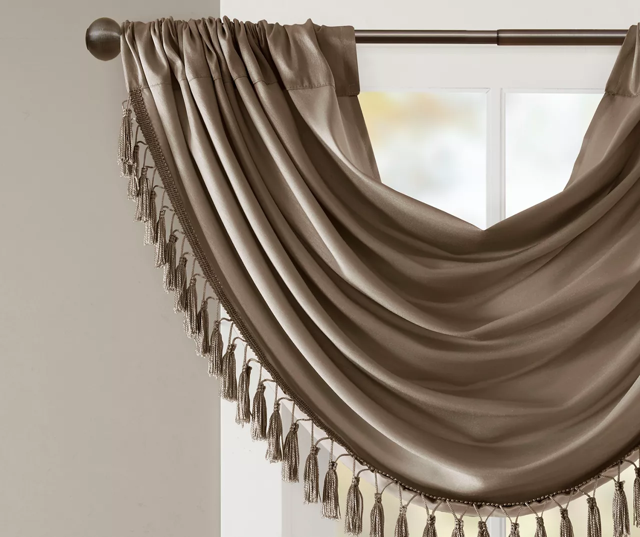 Gail Rod Pocket Waterfall Valance, (46") 7 Gail Rod Pocket Waterfall Valance, (46") - Image 7