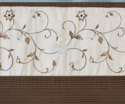 Monroe Embroidered Light-Filtering Rod Pocket Curtain Panel, (84") 30 Monroe Embroidered Light-Filtering Rod Pocket Curtain Panel, (84") -Home Decor Store 810518173 5