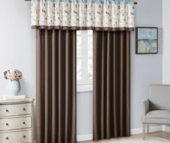 Monroe Embroidered Light-Filtering Rod Pocket Curtain Panel, (84") 32 Monroe Embroidered Light-Filtering Rod Pocket Curtain Panel, (84") -Home Decor Store 810518173 7