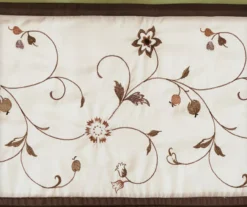 Monroe Embroidered Light-Filtering Rod Pocket Curtain Panel, (84") 39 Monroe Embroidered Light-Filtering Rod Pocket Curtain Panel, (84") -Home Decor Store 810518174 5