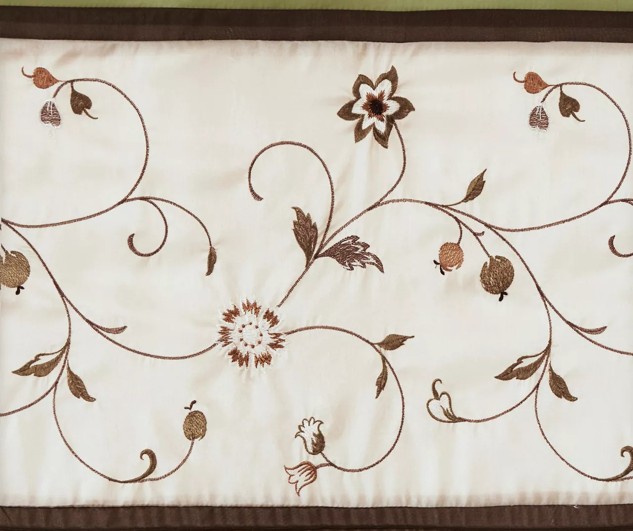 Monroe Embroidered Light-Filtering Rod Pocket Curtain Panel, (84") 20 Monroe Embroidered Light-Filtering Rod Pocket Curtain Panel, (84") - Image 20