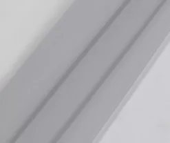 Curtain Fresh Light Gray Sheer Grommet Curtain Panel, (84") -Home Decor Store 810519502 810519520 810519501 810519494 810519505 6 3