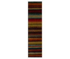 Boho Stripe Runner, (2' X 8')