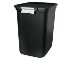Hinged Lid 7.7-Gallon Trash Can