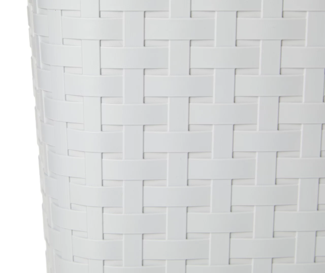Cement Gray 5.8 Gallon Woven Waste Can 2 Cement Gray 5.8 Gallon Woven Waste Can - Image 2