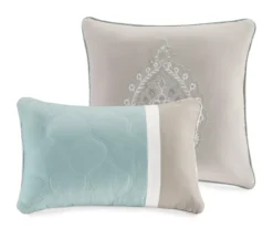 Stacie Seafoam Queen 8-Piece Comforter Set -Home Decor Store 810523118 810523120 10