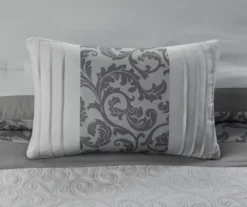 Casey Gray Embroidered King 8-Piece Comforter Set -Home Decor Store 810523138 810523139 10