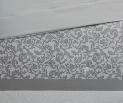 Casey Gray Embroidered King 8-Piece Comforter Set -Home Decor Store 810523138 810523139 3