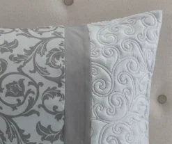 Casey Gray Embroidered King 8-Piece Comforter Set -Home Decor Store 810523138 810523139 5