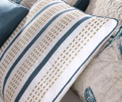 Rockaway Blue Reversible Coverlet Set -Home Decor Store 810523177 810523178 810523179 4