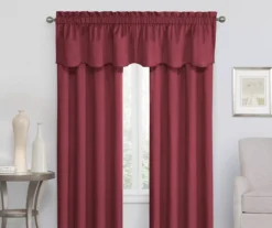 Eclipse Burgundy Canova Room Darkening Thermal Valance