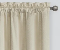 Eclipse Ivory Canova Room Darkening Thermal Valance -Home Decor Store 810525416 3
