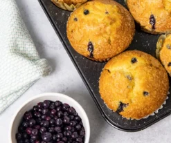 Black Speckled 12-Cup Muffin Pan 6 Black Speckled 12-Cup Muffin Pan -Home Decor Store 810526199 3