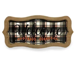 "Welcome" Framed Wall Decor