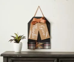 "Give Thanks" Hang Tag Wall Decor -Home Decor Store 810529596 2
