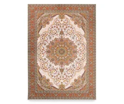 My Magic Carpet Zahara Amber Washable Area Rug, (5' X 7')